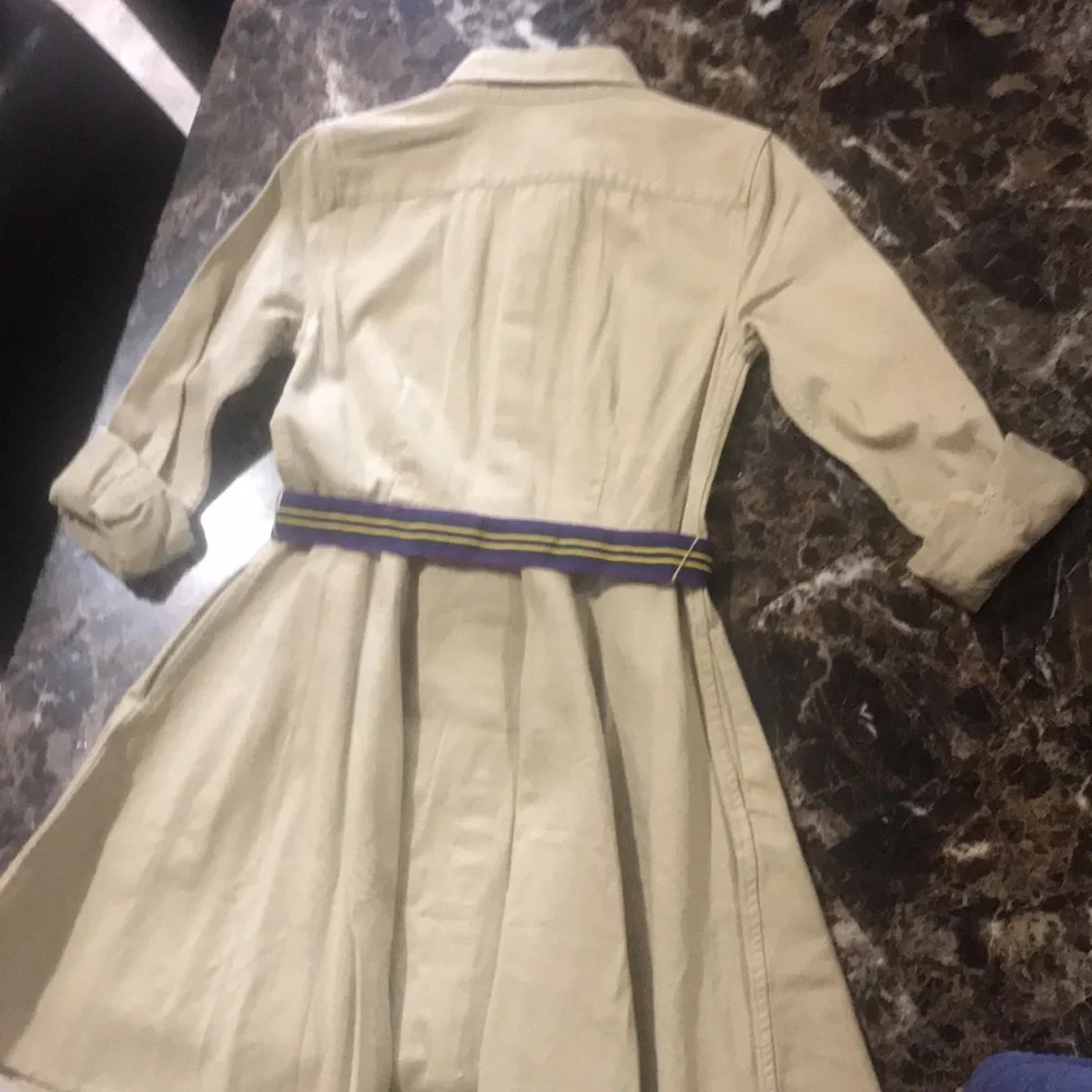 Girls , size 12 , khaki Ralph Lauren dress with tags - Picture 2 of 4